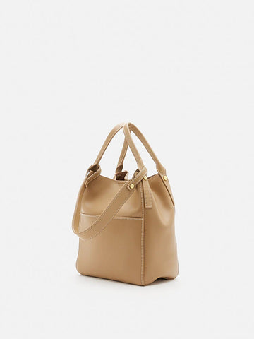 Gene Structured Top Handle Bag