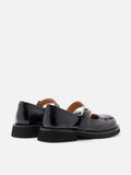PAZZION, Helena Brogue Mary Janes, Black
