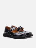 PAZZION, Helena Brogue Mary Janes, Black