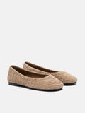 PAZZION, Imani Woven Flats, Almond
