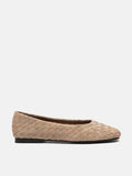 PAZZION, Imani Woven Flats, Almond
