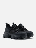 PAZZION, Imogen Bow Sneakers, Black