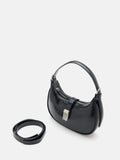 PAZZION, Jayne Metallic Accent Bag, Black