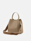 PAZZION, Jeanne Double Handle Bag, Khaki