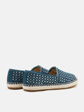 PAZZION, Lela Crystal Studded Espadrilles, Darkblue