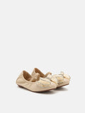 Mini Brea Crystal Bow Mary Jane Ballerinas