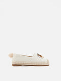 PAZZION, Mini Larisse Horse Motif Espadrilles, Beige