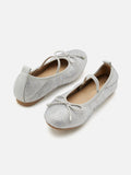 PAZZION, Mini Marcelina Crystal Embellished Mary Janes, Grey