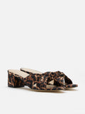 Nemera Leopard Print Satin Heels