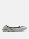 PAZZION, Nova Bow Covered Flats,Grey