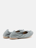 PAZZION, Nova Bow Covered Flats,Grey