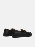 PAZZION, Perevelle Leather Loafers, Black
