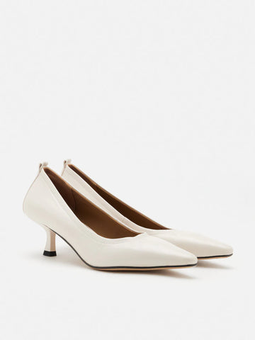 Philo Pointed Toe Low Heels