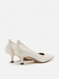 PAZZION, Philo Pointed Toe Low Heels, Beige