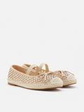 Rayna Crystal Embellished Espadrilles Flats