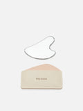 PAZZION, Rochelle HeartGlow Gua Sha Beauty Tool, Silver