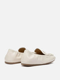 PAZZION, Rylianne Leather Penny Loafers, Beige