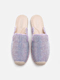 PAZZION, Saline Espadrille Mules, Purple