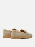 PAZZION, Searra Accented Flyknit Loafers, Almond