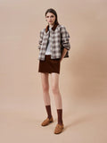 PAZZION, Simone Suede Bit Loafers, Camel