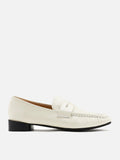 PAZZION, Viera Leather Loafers, Beige