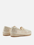 PAZZION, Xandra Crystal Embroidered Espadrilles, Almond