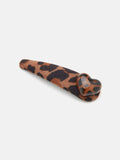 Xenia Leopard Print Heart Clip