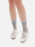 PAZZION, Yoko Plain Socks, Grey