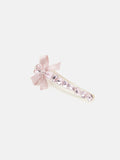 PAZZION, Zelda Bow Hair Clip, Pink