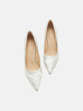 PAZZION, Zephyra Glitter Pointed Toe Heels, Gold