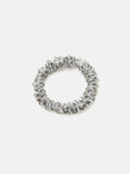 PAZZION, Zia Diamante Hair Tie, Silver