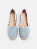 PAZZION, Cordelia Iridescent Espadrilles, Blue