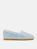 PAZZION, Cordelia Iridescent Espadrilles, Blue