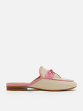 PAZZION, Imani Woven Bow Mules, Pink