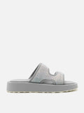 PAZZION, Jeannette Flyknit Crystal Night Slides, Grey