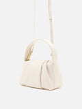 PAZZION, Lottie Pleated Bag, Beige