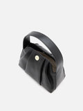 PAZZION, Lottie Pleated Bag, Black