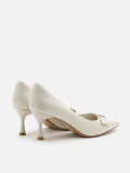 PAZZION, Noelle Leather Pumps, White