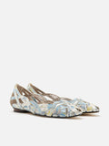 Celina Printed Weaved Flats