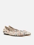 PAZZION, Twisha Weaved Flats, Pink